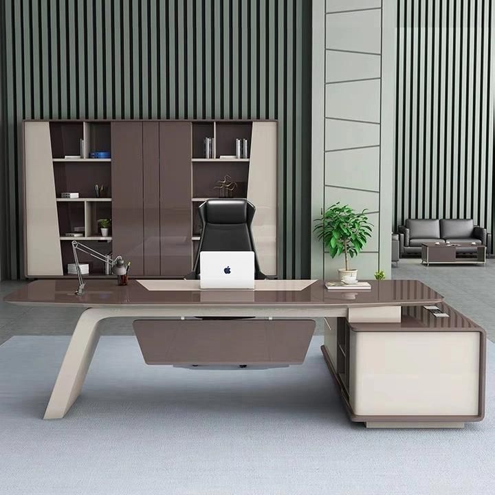 Exclusive Boss Table L Shape Luxury Executive Office Desk