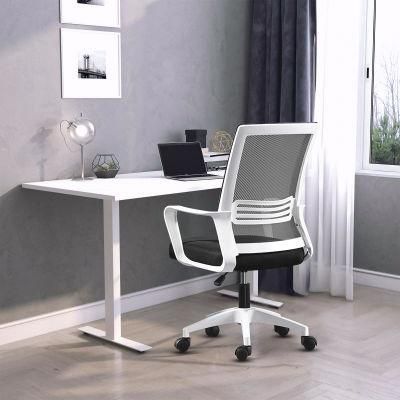 Rolling Modern High Back Lumbar Support Commercial Furniture Armrest Headrest Staff Task Desk Office Mesh Chair