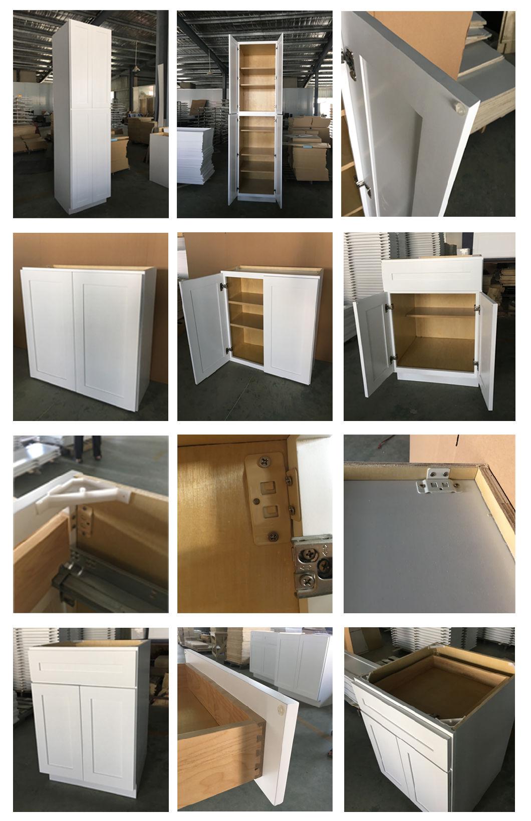 Chinese Factory Making Wood Kitchen Lower Cabinets for American Wholesaler