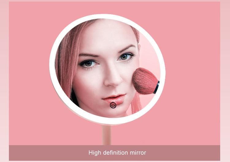 Chinese Factory LED Desktop Portable Mirror for Daily Makeup