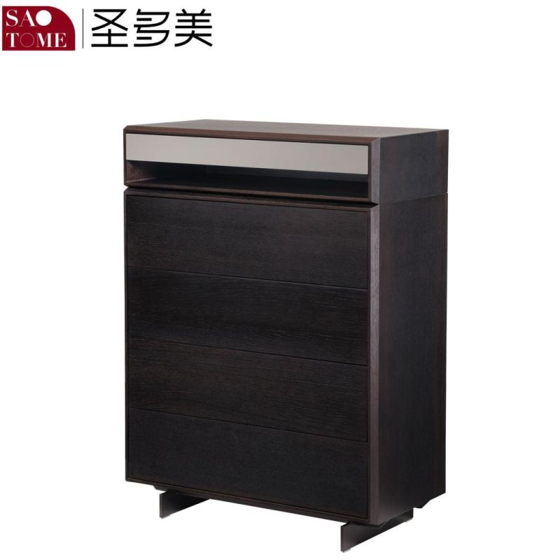 Modern Popular Hotel Bedroom Furniture Round Nightstands with 2 Drawers