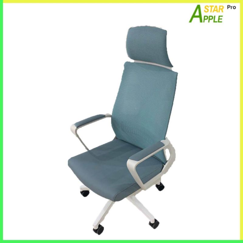 Molded Foam Office Seat as-C2121wh Plastic Chair with Fabric Material