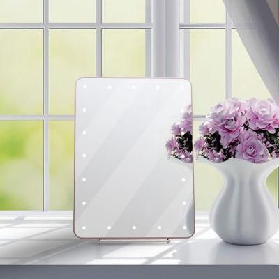 Multi-Function Wall Hanging Desktop LED Makeup Vanity Mirror Lighted