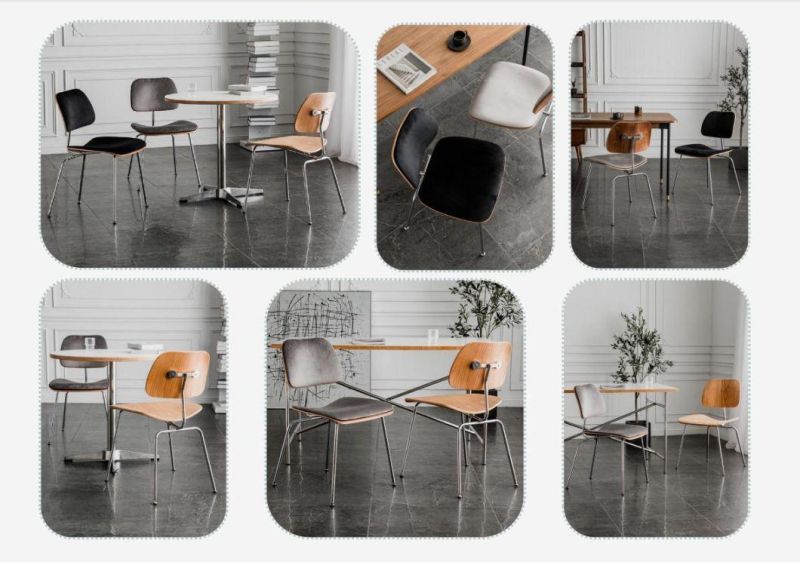 Zode High Quality Modern Fashion Wood Leisure Conference Reception Restaurant Training Dining Restaurant Home Office Chair with Seat Pad