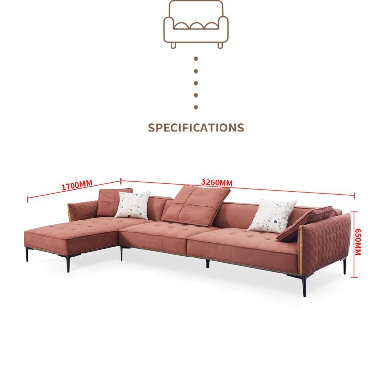 High-End Sectional Science and Technology Cloth Sofa Home Furniture