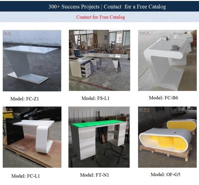 Employee Table Design Modern Quartz Top Simple Office Employee Table