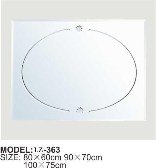 Hot-Sale Customized Bathroom Sliver Mirror Frameless Rectangle Glass