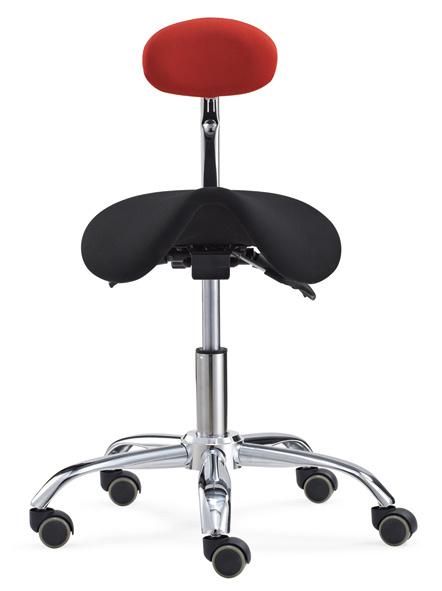 Ergonomic Saddle Seat Medical Dental Assistant Stool