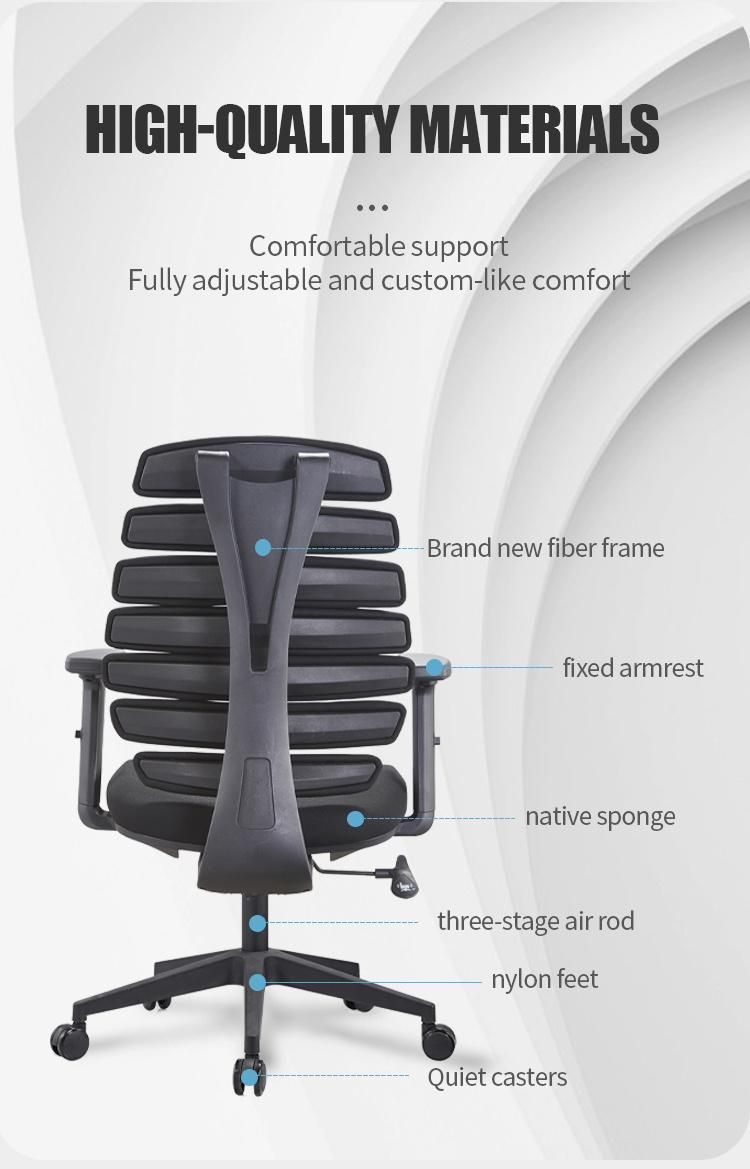 Wholesale Market Foshan 3D Armrest Fashion Medium Fabric Revolving Swivel Mesh Modern Office Gaming Chair