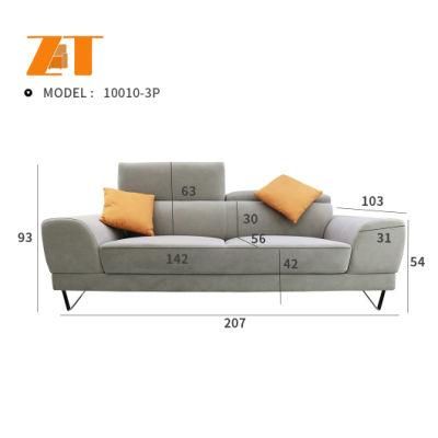 Factory Wholesale Modern Home Living Room Furniture New Design Nordic Style Fabric Sofa