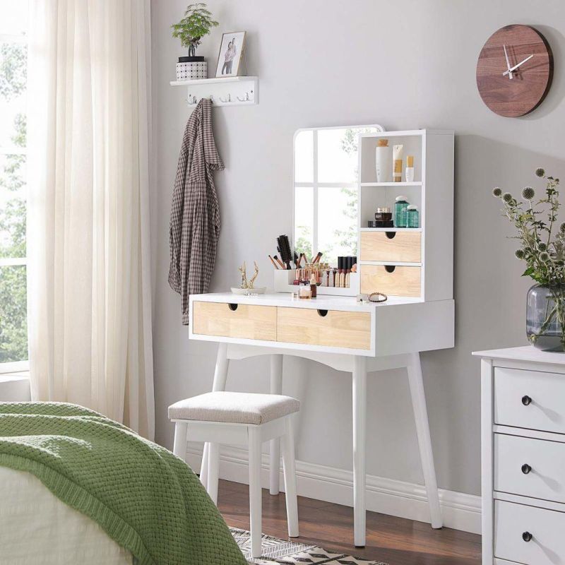 Dresser Set Modern Makeup Table with Mirror