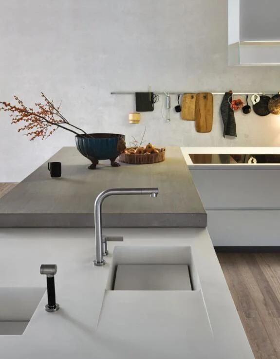 Grey Simple Modern Kitchen Furniture