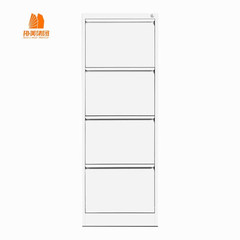 Vertical Filing Cabinet with 3 Push-Puling Door, Customized Modern Furniture