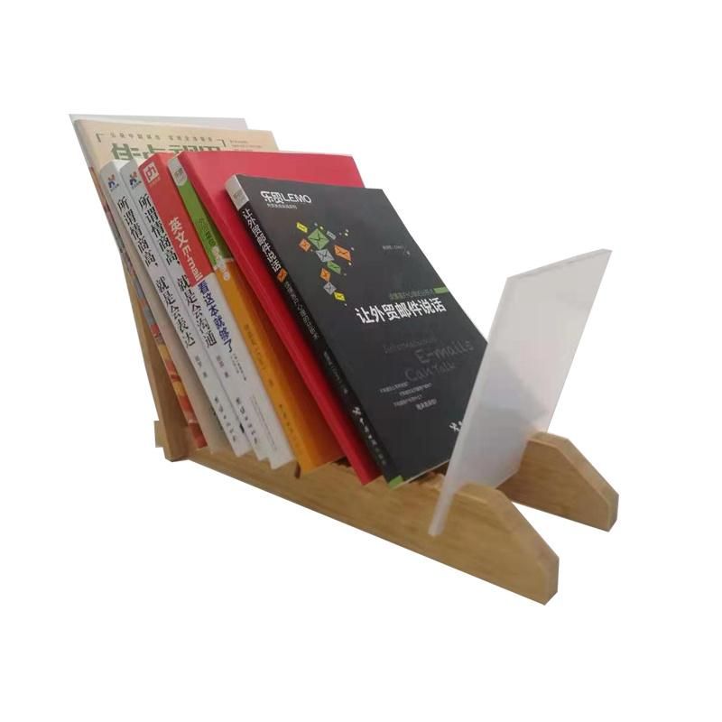 New Style Bamboo Wood Bookcase Desktop Storage Rack Book Shelf