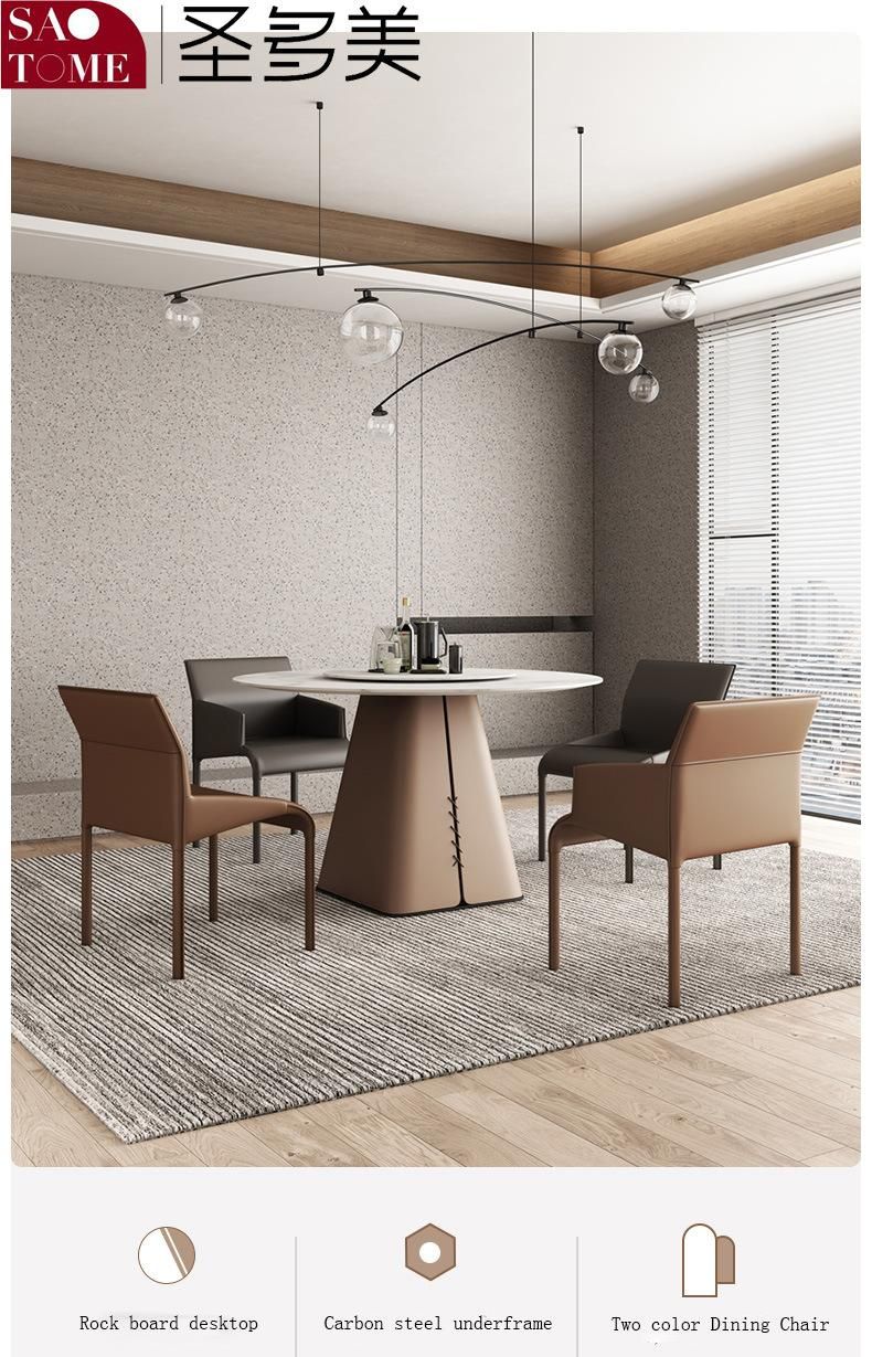 Elegant Unique Tablebase Dining Room Furniture Round Dining Table