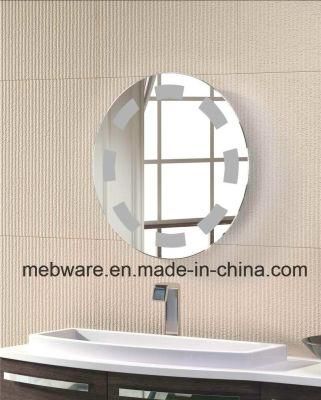 Modern Round LED Bathroom Mirror with Light Lamp