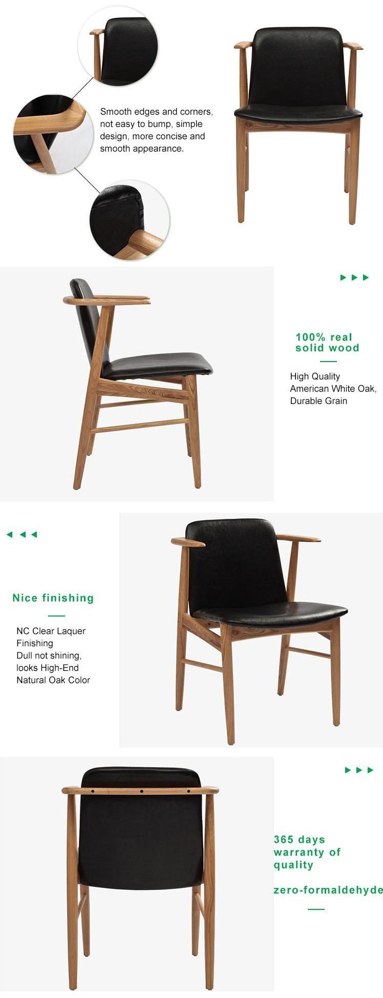 Furniture Modern Furniture Chair Home Furniture Wooden Furniture Handmade Interior Design Velvet Green Upholstered Wooden Material Dining Room Chair with Arms