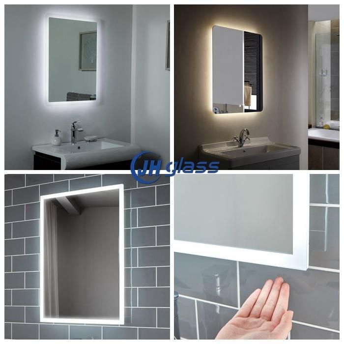 Home Decor Wall Mirror LED Backlit Bathroom Mirror with Motion Sensor