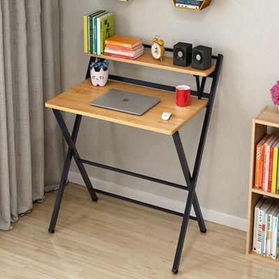 Student School Computer Desks Office Furniture Wooden Simple Folding Study Desk