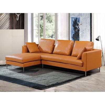 Sunlink Modern L Shape Corner Italian Lounge Furniture Sofa for Home Livingroom Sofa