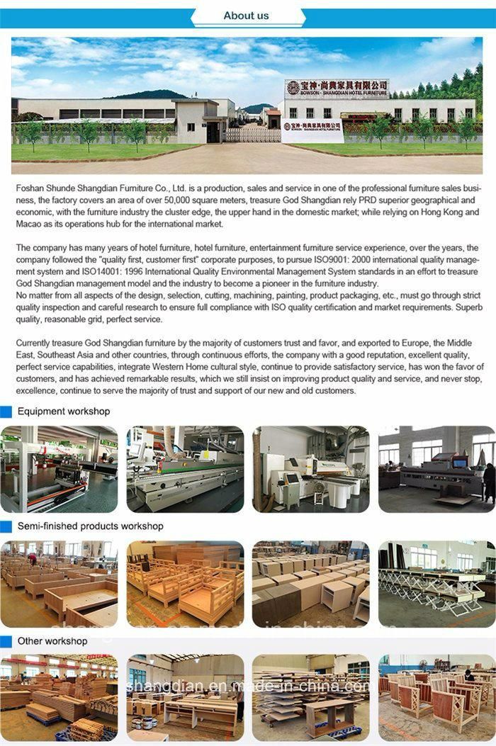 Guangzhou OEM Modern Design Luxury Oak Wood Hotel Furniture Set (BL 21)