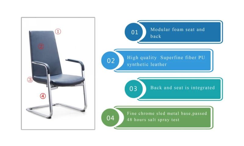 Modern Swivel Armrest Executive PU Office Chair Swivel