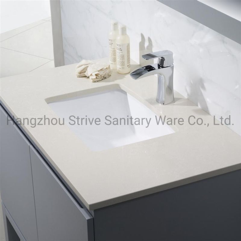 Bathroom Furniture Gray Modern Bathroom Vanity Cabinet Floor Mounted