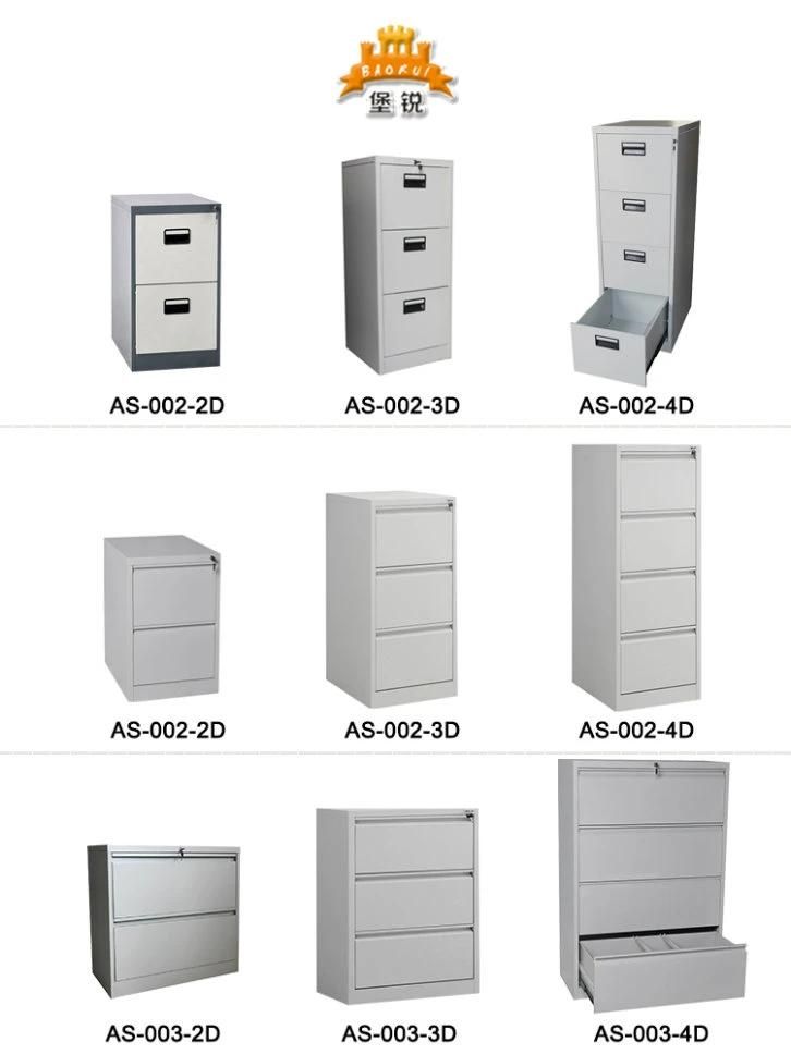 Fas-001-4D Steel Modern Furniture Filing Cabinets Storage Cabinet for School Office Hospital with 4-Drawer