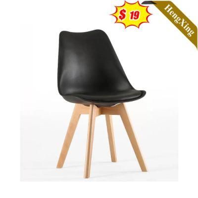 Cheap Restaurant Nordic Low Price Wood Leg Living Room Student Visitor Plastic Chair