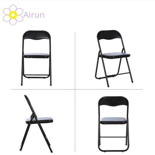 Office Staff Conference Computer Home Wave Back Hump Shape Back Folding Chair