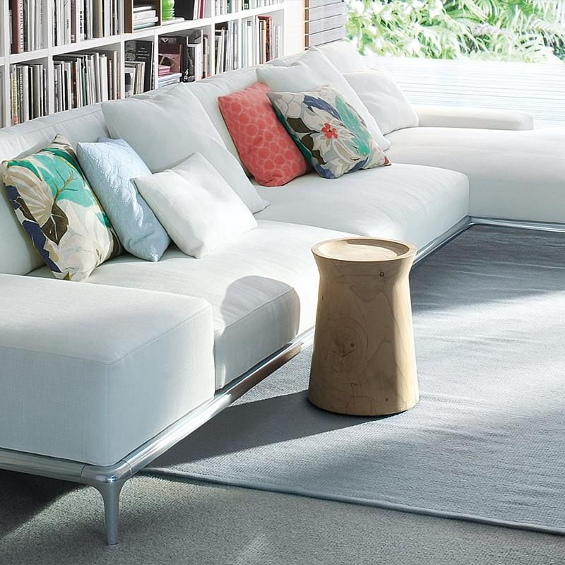 Ash Solid Wood Stool in Living Room Using as Chair