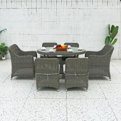 Modern Furniture Leisure Patio Teak Wood Aluminum Textilene Rope Outdoor Furniture