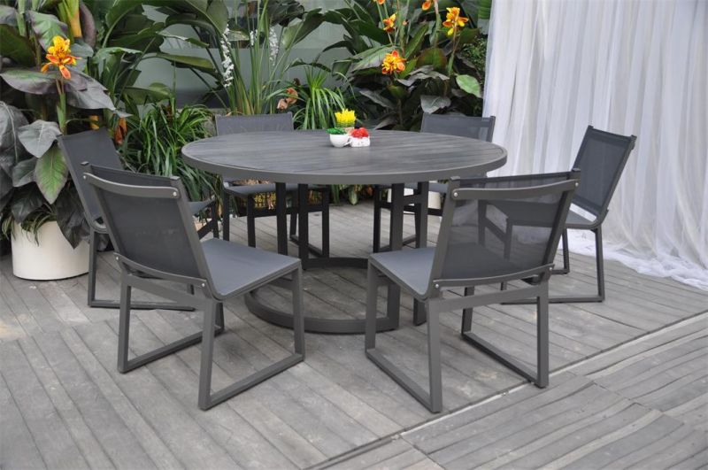 High Quality Custom Leisure Home Modern Cast Aluminium Modern Patio Garden Dining Furniture