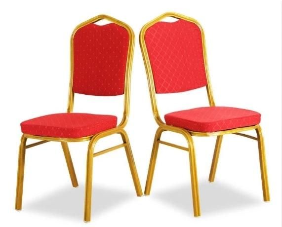 China Supplier Hot Sale Aluminum Fancy Stacking Hotel Wedding Party Events Meeting Banquet Chairs