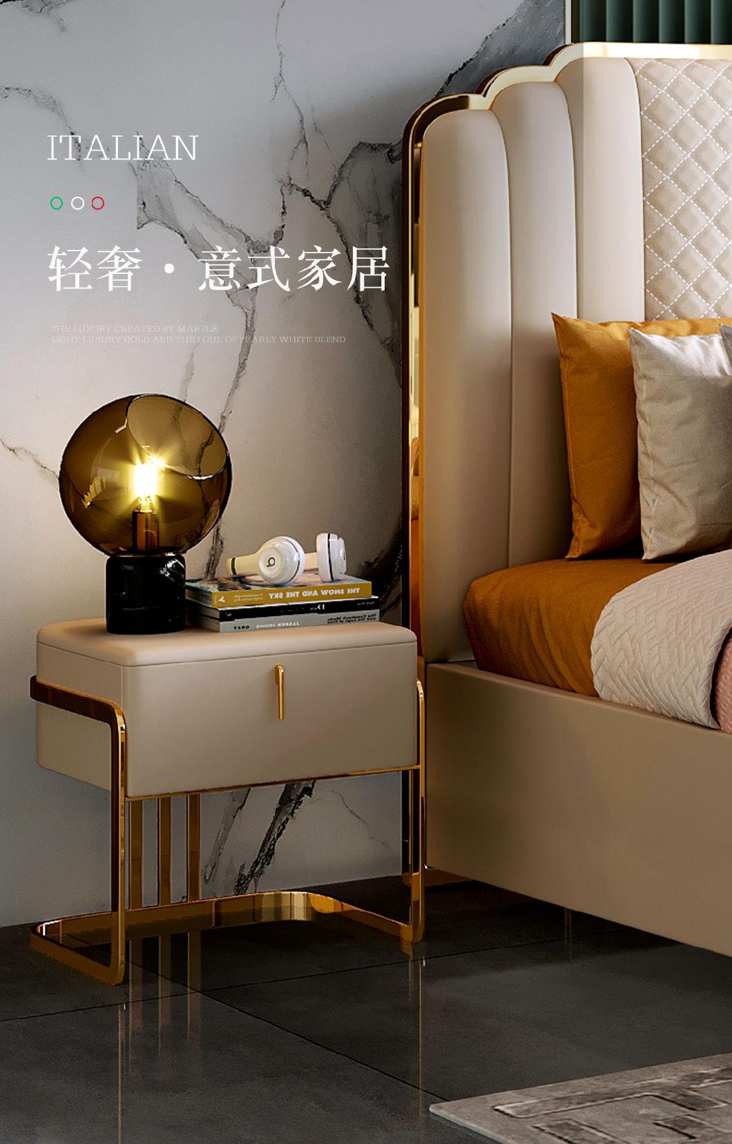 Fashion High-End Modern Bedroom Furniture Bedside Table