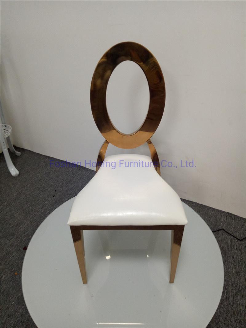 Commercial Furniture Modern Design Coffee Event Hire Baby Wedding Chair Round Hole Back High Quality Colorful Stainless Steel Children School Kids Chair