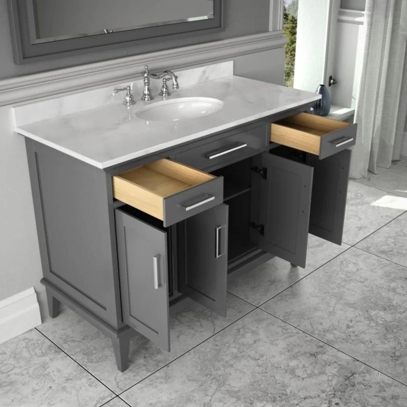 48" Single Bathroom Vanity - Dark Gray