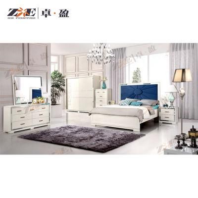 Elegant Design King Bed Wood Bedroom Furniture