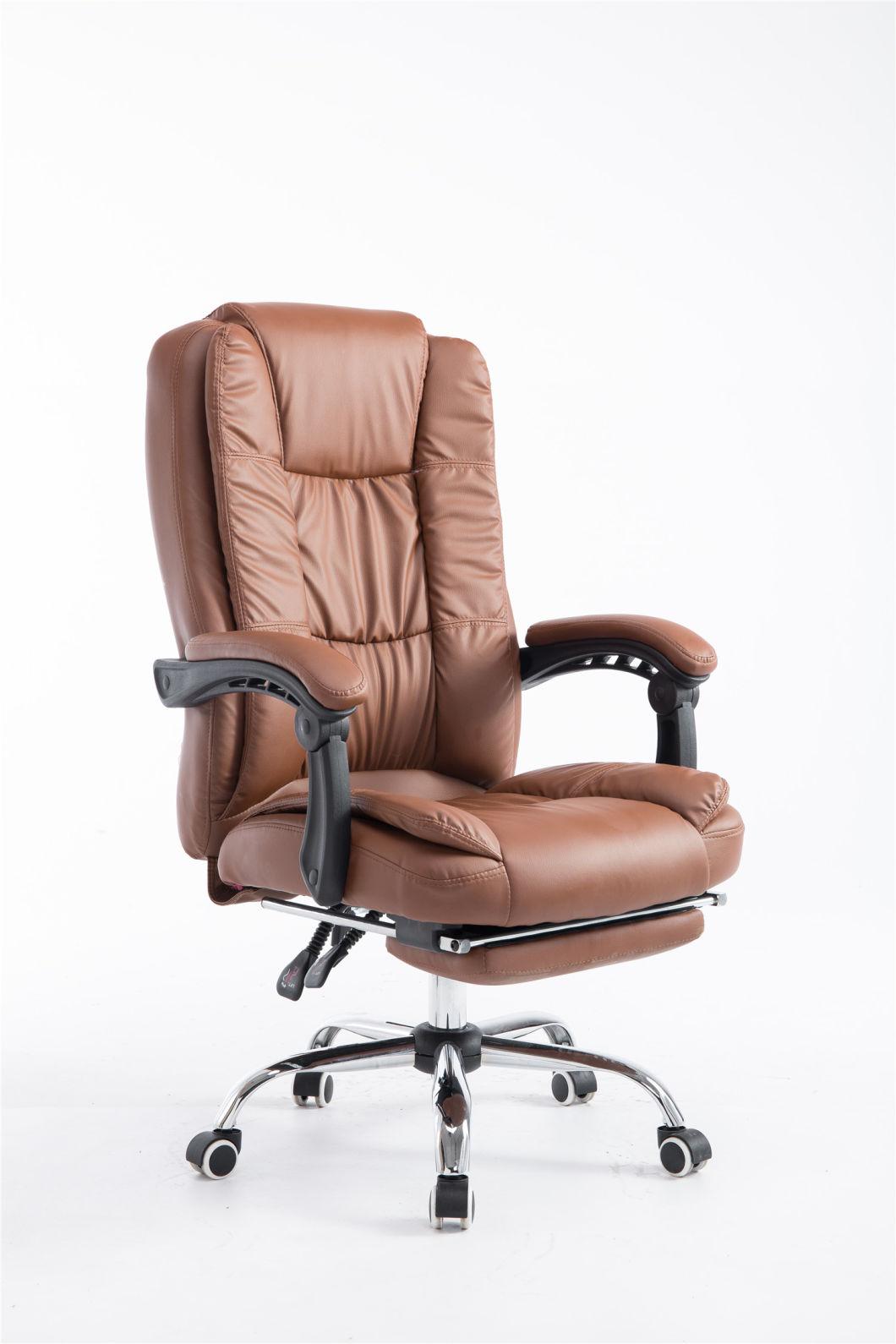 European American Market Popular PU Leather Office Chair High Back Swivel Executive for Office and Home Use Manager Innovative Design Furniture