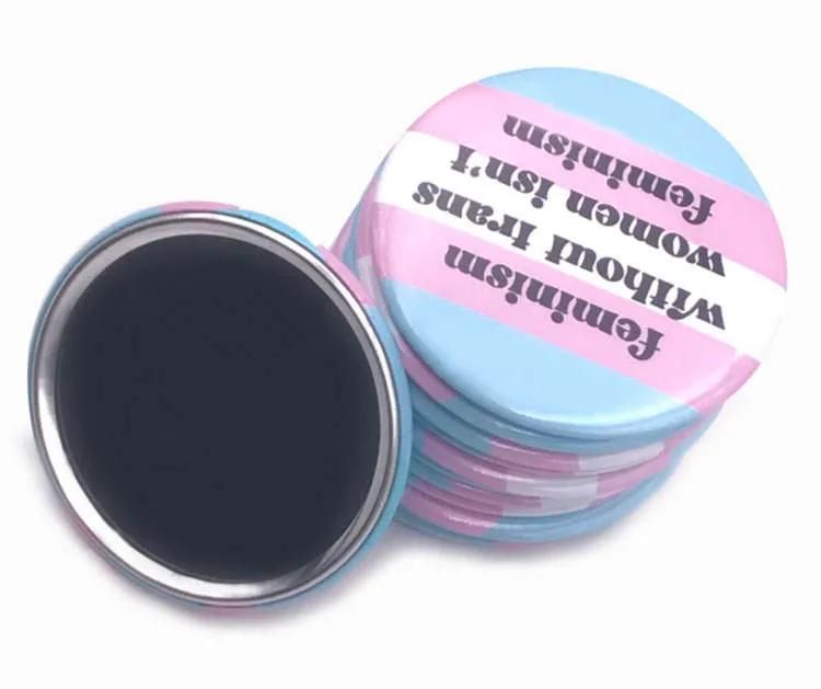 Customized Wholesales Color Mini Makeup Hand Held Cosmetic Stainless Steel Leather Pocket Mirror