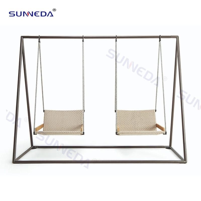 Hot Sell Outdoor Modern Design Leisure Hanging Swing Aluminium Furniture