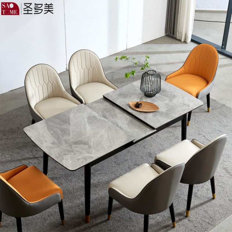 Modern Restaurant Furniture Slate Top Extension Table