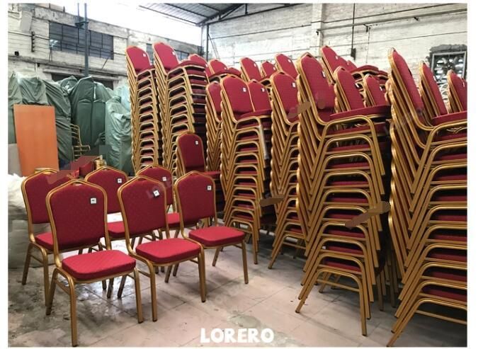 Modern Elegant Wedding Chiavari Types of Crown Back Fabric Banquet Chairs