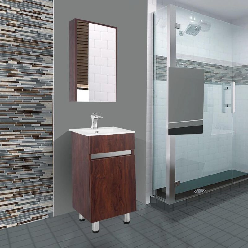 2022 Hot Sale PVC Bathroom Furniture with Mirrorbathroom Cabinet