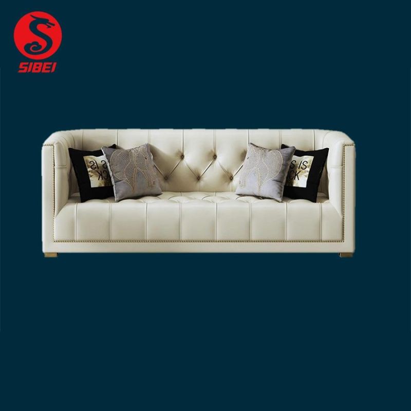 Wholesale Modern Style Wooden Furniture Home Living Room Fabric Sofa