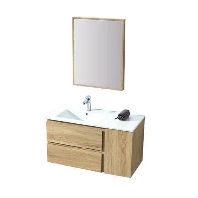 OEM Wall Mounted Storage Wash Basin Cabinet Vanity Wooden Modern Bathroom Furniture