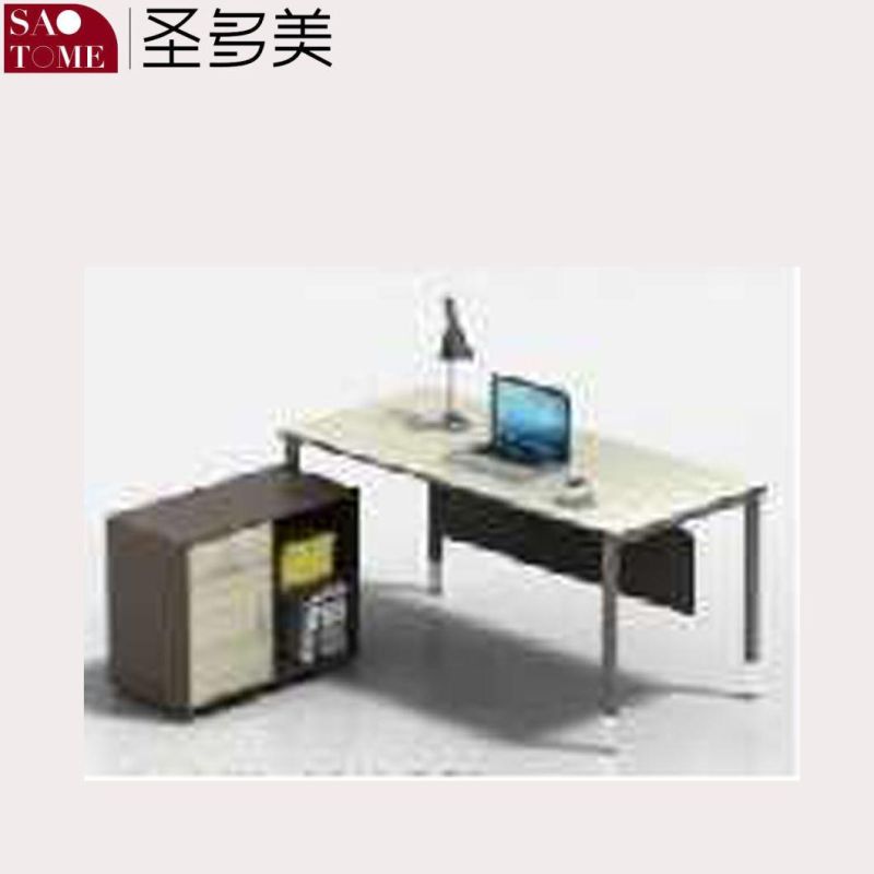 Modern Office Furniture Executive Desk with Side Cabinet