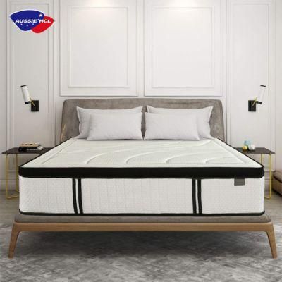 China Factory Wholesale Roll Sleeping Well Full Inch Mattresses in a Box Modern King Double Cooling Gel Memory Foam Spring Mattress