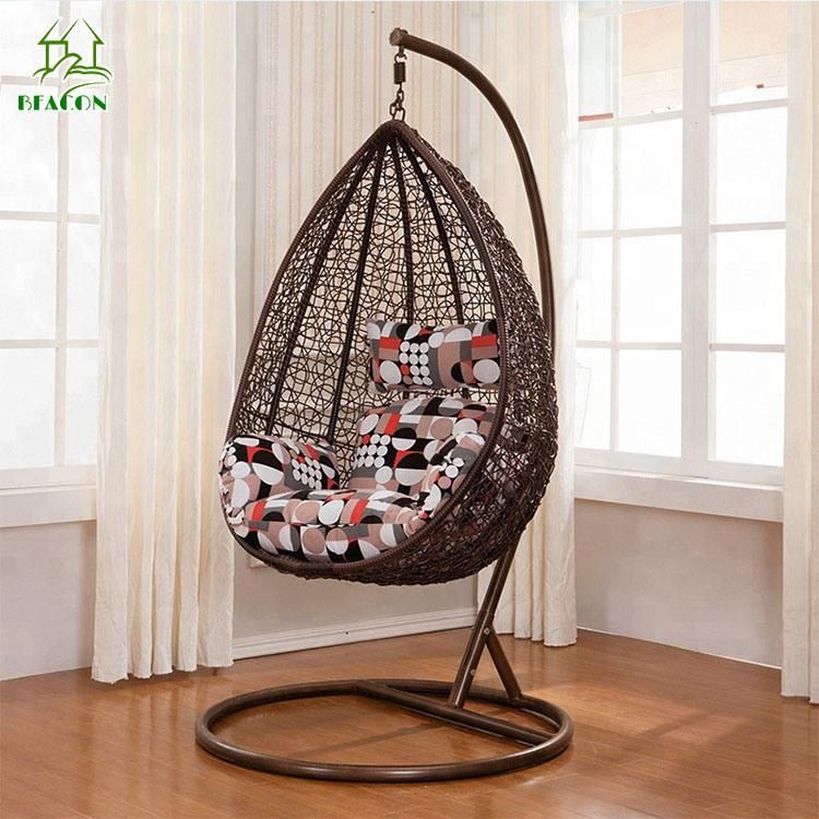 Modern Leisue Durablr Rattan Wicker Garden Patio Hotel Hanging Swing Chair