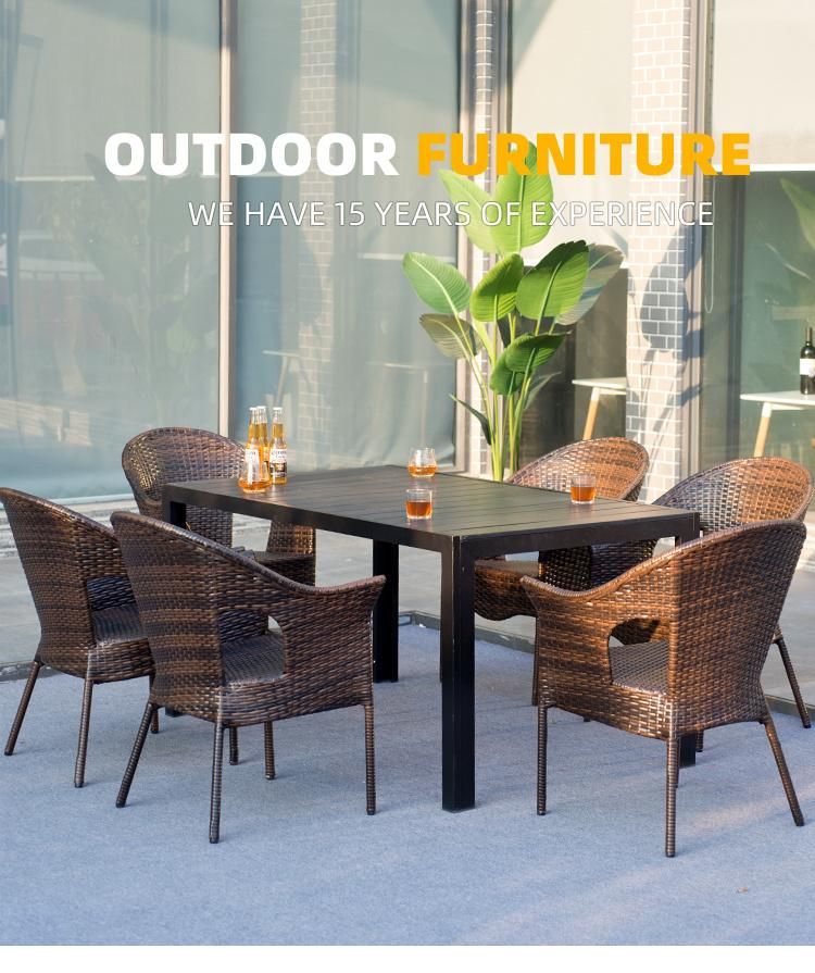 Modern Home/Hotel Courtyard Rattan Lounge Set Garden Outdoor Furniture